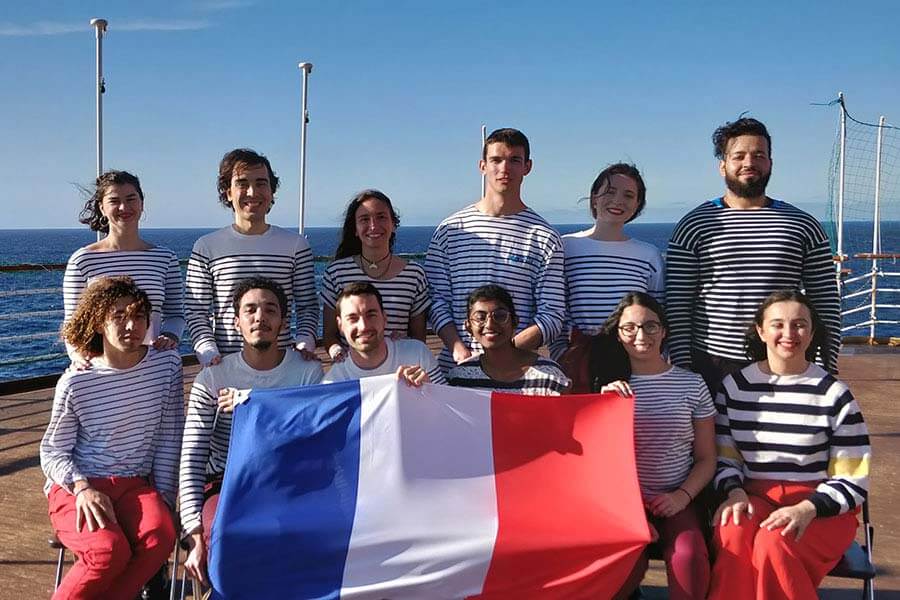 La délégation française du SWY Programme école de design ; SWY