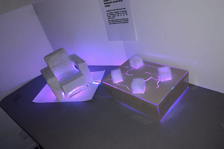 Projet étudiant - Atelier Lumière ecole de design