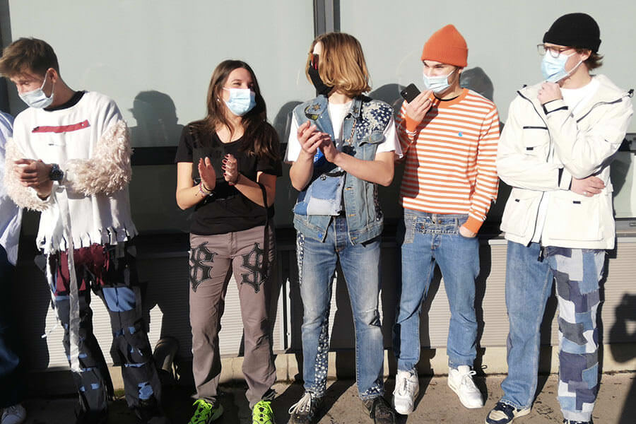 Défilé de l'Atelier Upcycling ecole design