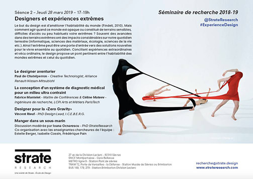 Designers-Expériences-extrêmes-Séminaire-Recherche ecole de design