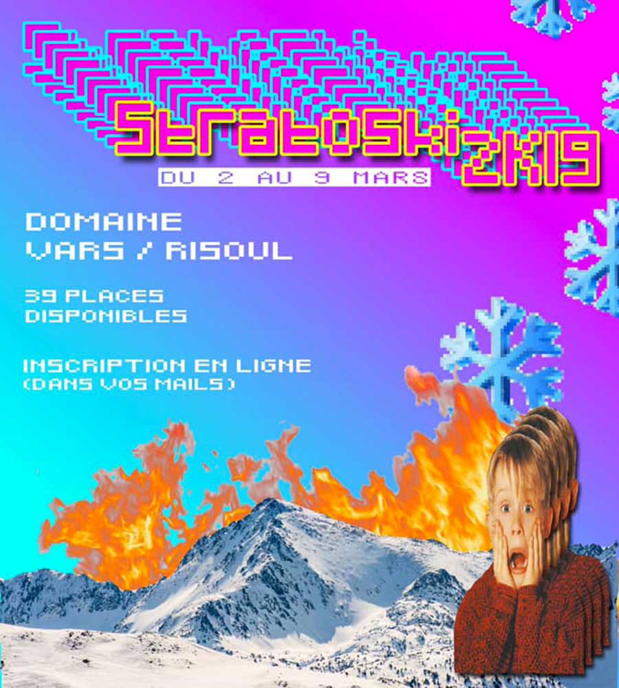 Bureau des étudiants, week-end au ski école de design