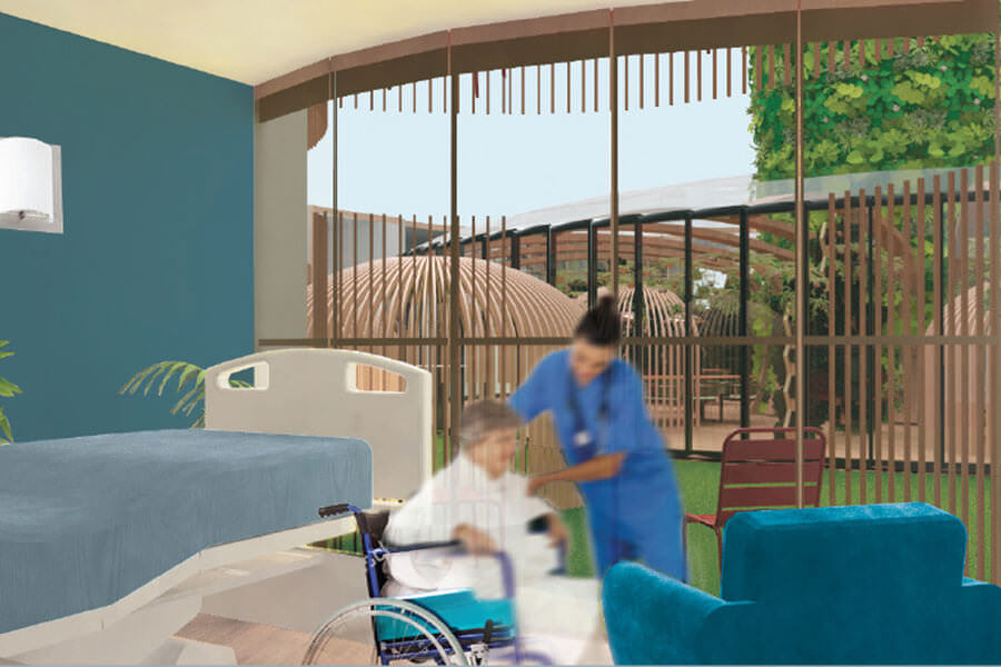 Projet Edelweiss école de design ; Korian