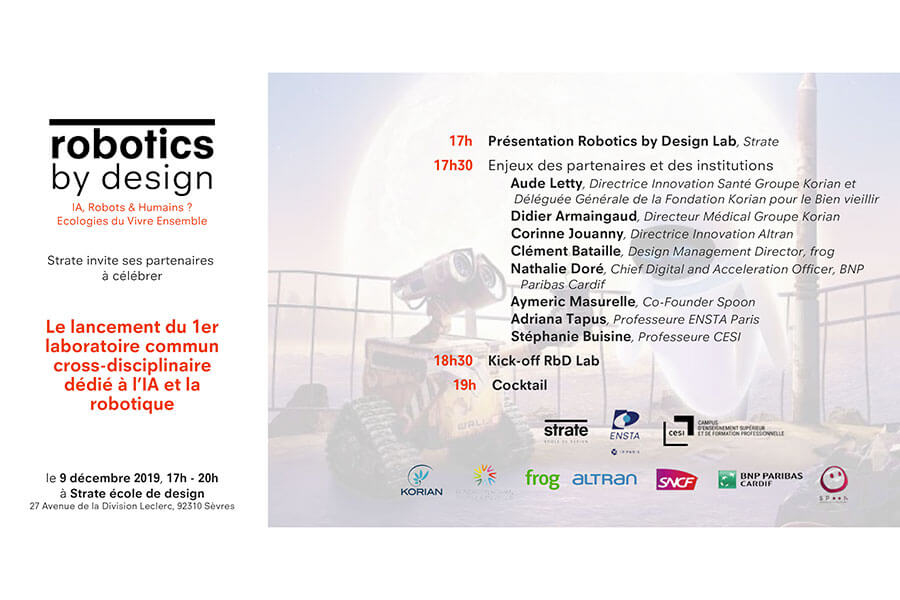 "Robotics by design Lab" école de design Robotics by design Lab