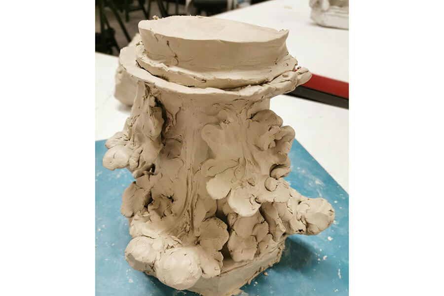 Sculpture réalisée par un de nos étudiants école de design Lyon