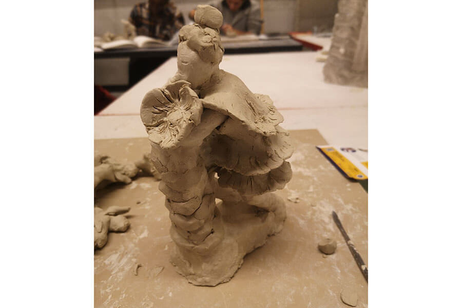 Sculpture réalisée par un de nos étudiants école de design Lyon