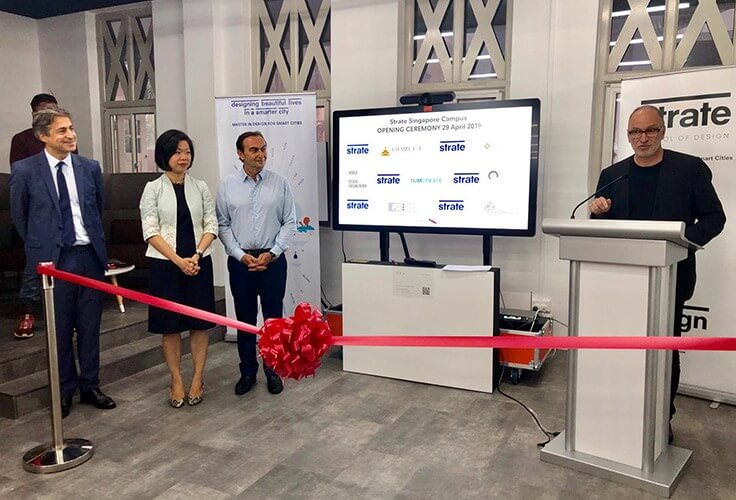 inauguration singapour ecole de design