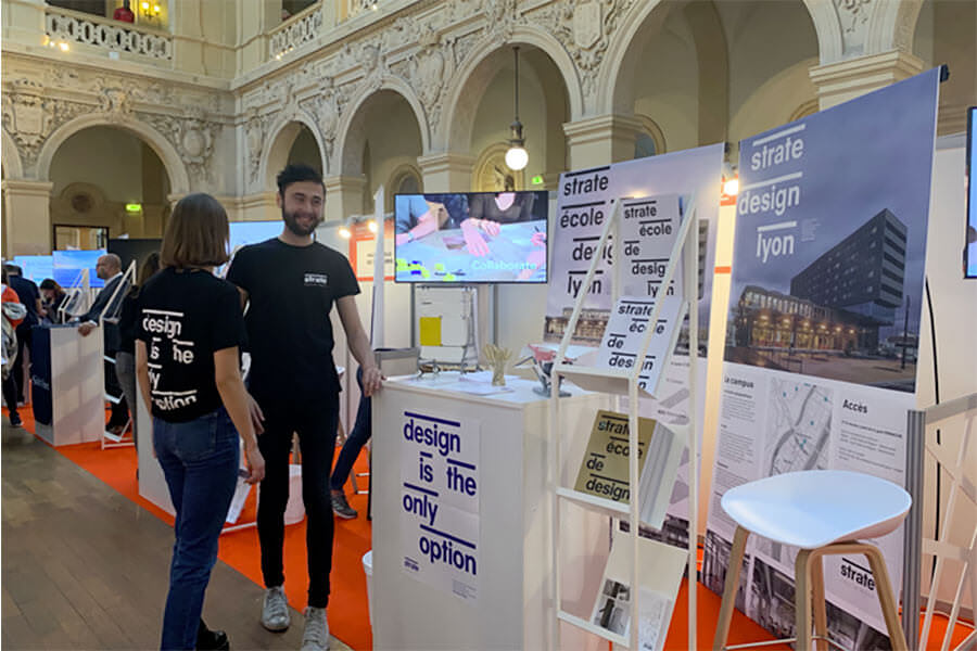 Strate Lyon présent sur le salon étudiant du Figaro Strate, école de design ; Strate Lyon ; Salon étudiant
