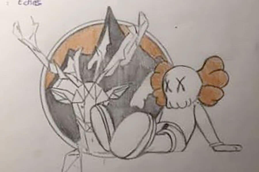Graphisme réalisé par un de nos étudiants Ecole de design Strate Lyon