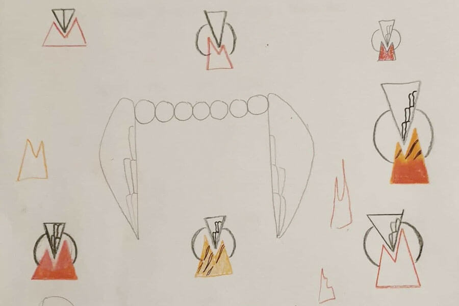 Graphisme réalisé par un de nos étudiants Ecole de design Strate Lyon