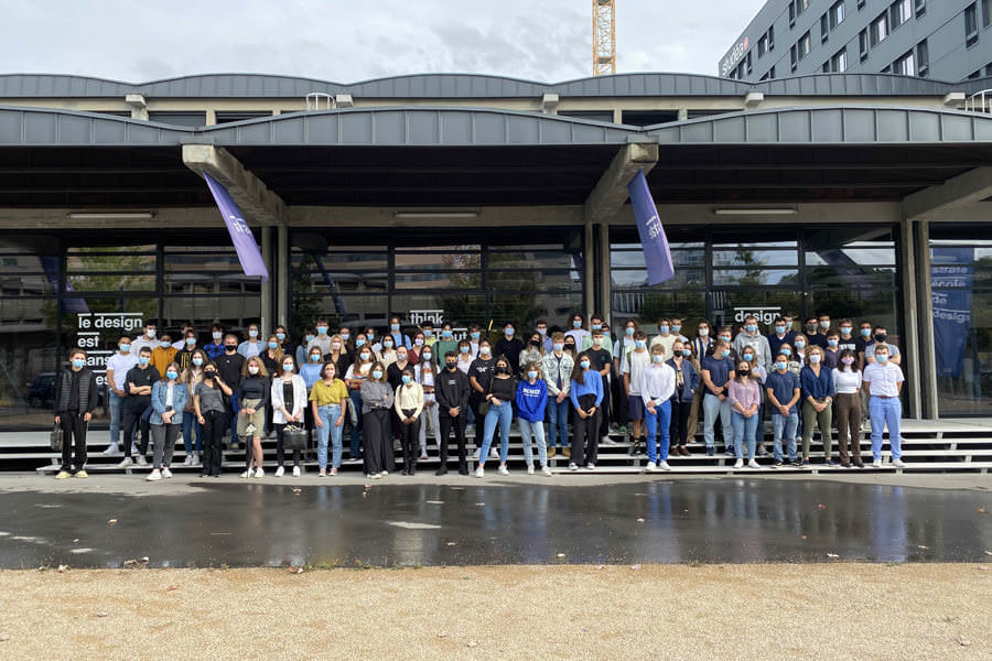 La promotion 2025 de Strate école de design Lyon école de design ; rentrée présentiel ; rentrée