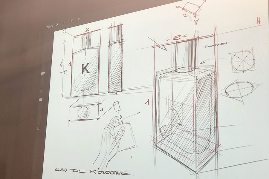 Cours de sketch avec Stéphane Bocher école de design Lyon