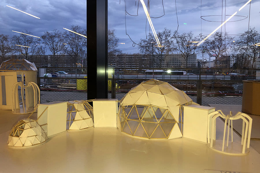 Maquette réalisée paf nos étudiants école de design Lyon