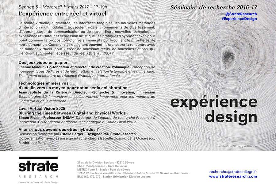 Réalité Virtuelle, design interaction, recherche école de design, formation réalité virtuelle