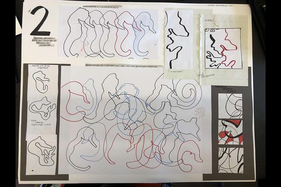 Recherche logo planche 2 ecole de design lyon
