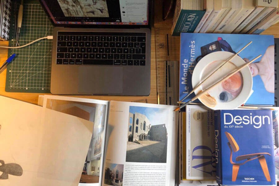 Plan de travail d'un Stratos strate-ecole-de-design-plan-de-travail-quarantine