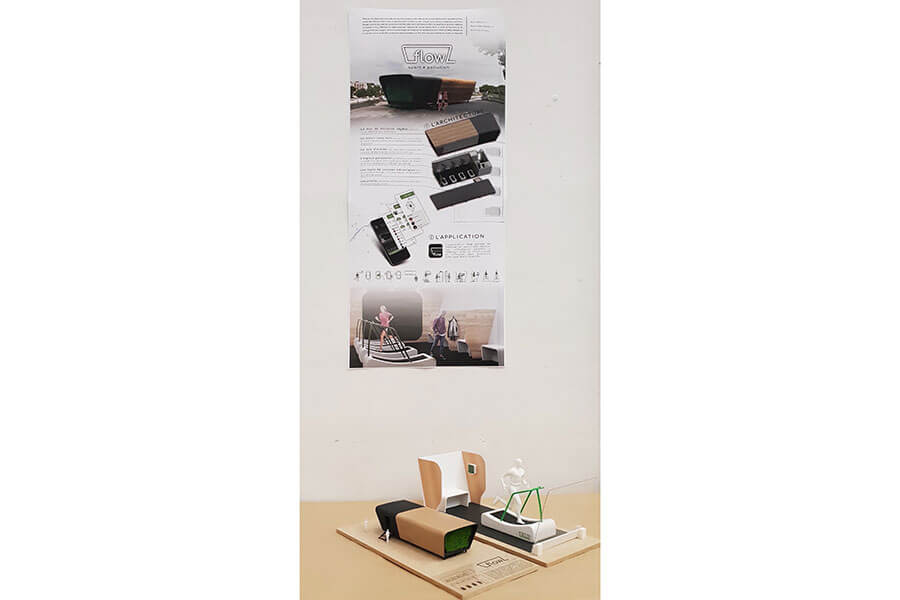 Traceur du projet initiation design Produit du groupe de Antoine Gheno école de design ; initiation design ; projet design