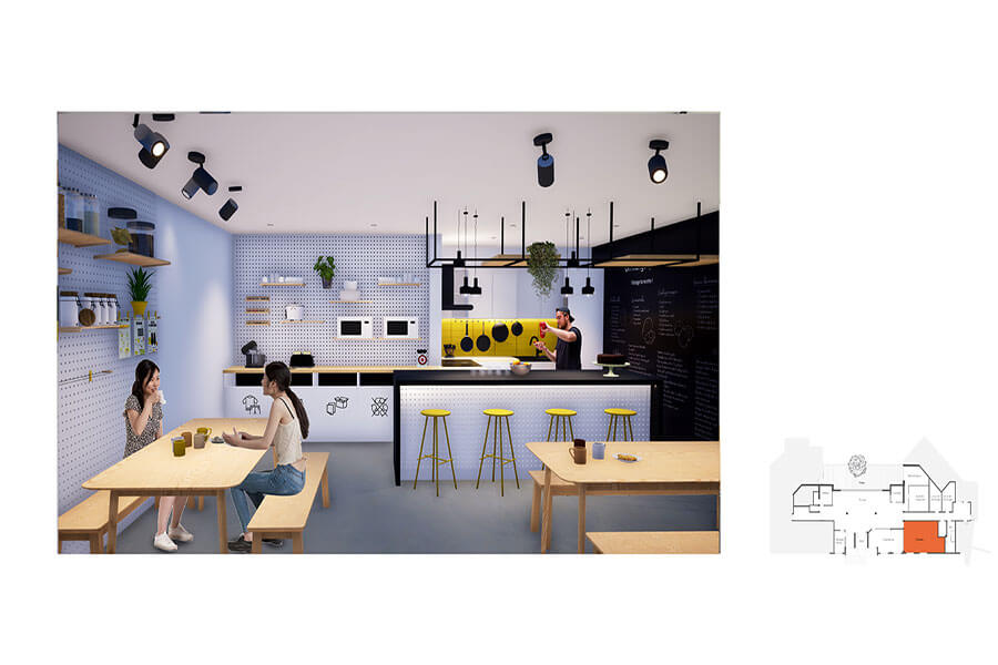 Proposition de projet - Résidence pédagogique (visuel1) école de design ; Nexity Studéa , projet design