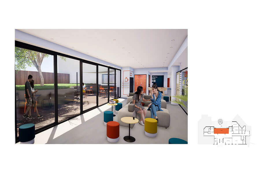 Proposition de projet - Résidence pédagogique (visuel2) école de design ; Nexity Studéa , projet design