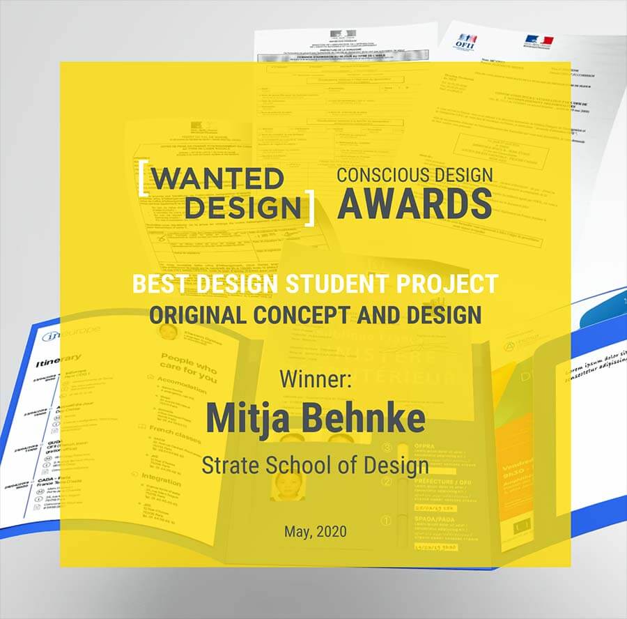 Mitja Behnke, gagnant d'un des prix du Wanted Design Awards école de design ; Wanted Design Awards ; projet étudiant