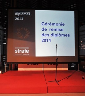 Strate, cérémonie de remise de diplôme 2014