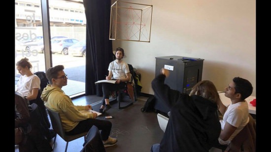 Nos étudiants en cours de perspective école de design Lyon