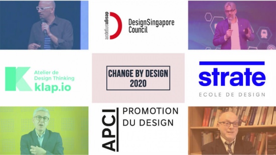 Affiche Change by Design Conference école de design ; change by design