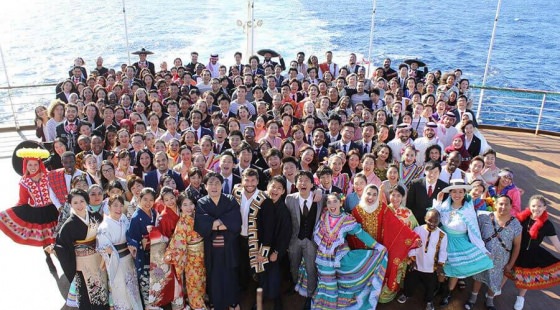 Tous les participants du Ship For World Youth école de design, Ship For World Youth