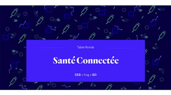 Affiche de la Table Ronde école de design ; frog Design ; table ronde ; santé connectée