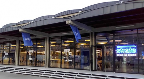Façade de l'établissement Strate école de design à Lyon ecole de design Lyon