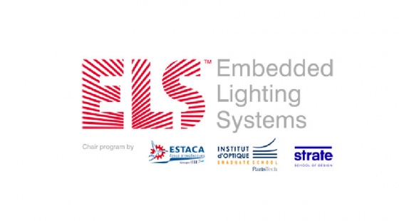 logo master embedded lighting system école de design, formation management, els logo