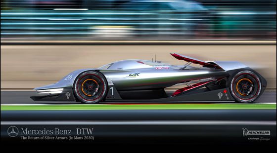 Mercedes Martin Chatelier design ecole design automobile, Martin Chatelier Challenge Michelin
