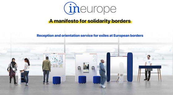 Image de présentation du projet InEurope école de design ; projet étudiant ; InEurope