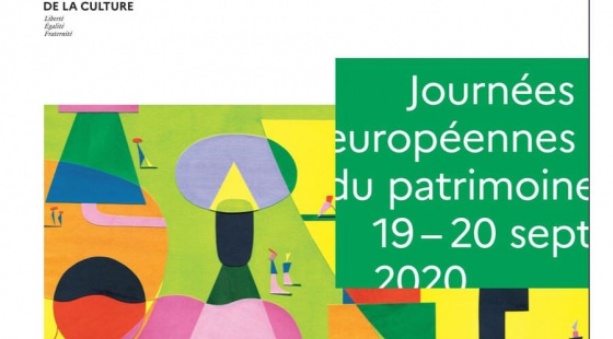 Affiche de la Journée Européenne du Patrimoine 2020 école de design ; Journée Européenne du Patrimoine ; JEP