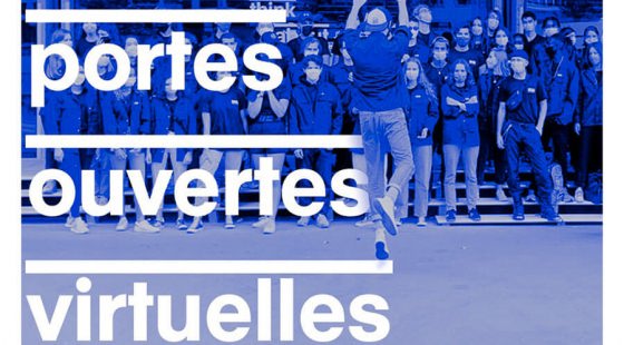 Affiche JPO 2.0 du 16 janvier 2021 école de design