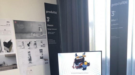 Salle du Département Produit(s) - JPO 2019 école de design ; partenariats stratégiques