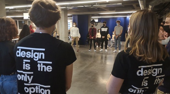 Nos étudiants pendant les ateliers des Cours Florent Ecole de design
