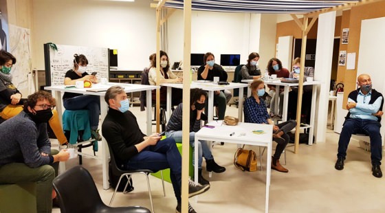 Les "acteurs" de la promo 8 de Design Act en Masterclass ecole de design act !