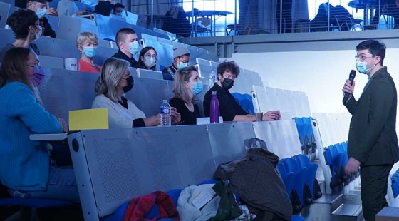 Jonathan Denuit et le jury des soutenances formation design