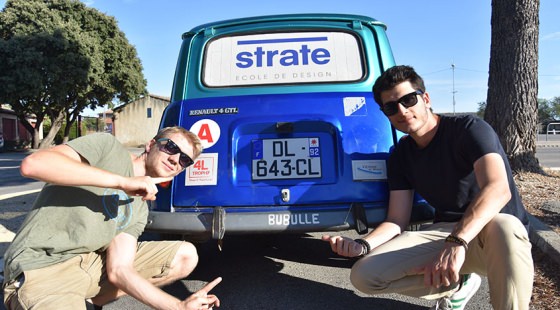 Nos stratos au 4L trophy ecole de design