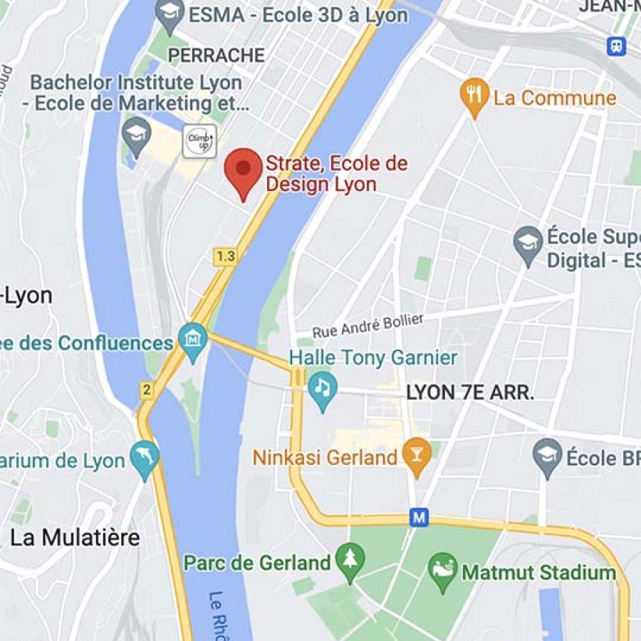Plan d'accès Lyon